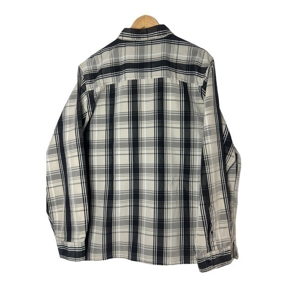 Dunning Golf Mens Polo XLBlack with‎ Blue Khaki Stripes Polyester - Picture 4 of 4